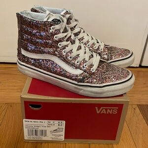 Vans glitter high tops